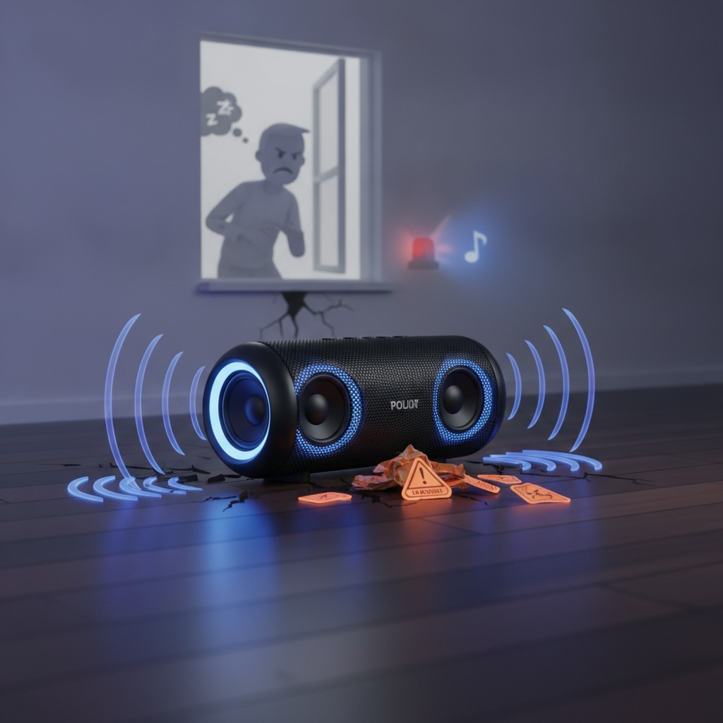 Enceinte Bluetooth Trop Forte : Tapage Nocturne, Amende, Que Risque-t-on avec les Voisins ?